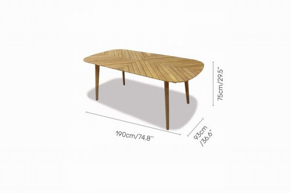 Bermuda Live 6 Seater Dining Set - Image 4