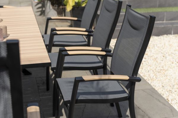 8 seater Panama stacking.jpg Panama 8 Seater Dining Set - Image 2