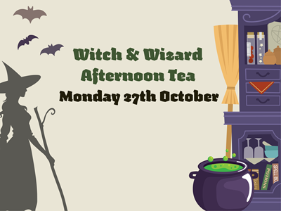 witch & wizard afternoon tea
