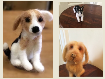 Felt dogs